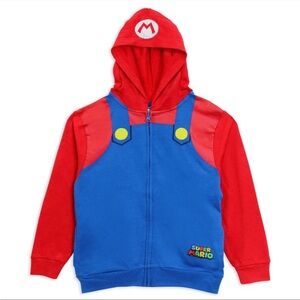 Super Mario Boys Hooded Zip-up